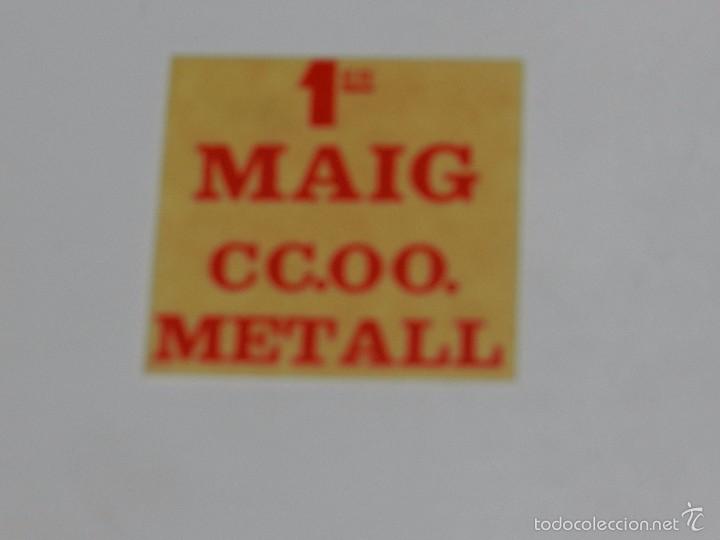Pegatinas de colecci&oacute;n: (A1013) PEGATINA POLITICA - 1 MAIG CCOO METALL