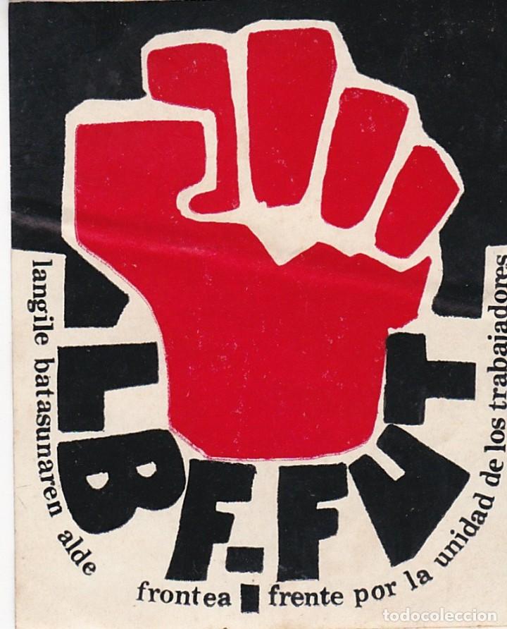 Pegatinas de colecci&oacute;n: Pegatina, pegatinas, adhesivo, adhesivos. LBF-FUT Elecciones Generales 1977 (LKI, AC, OIC Y POUM)