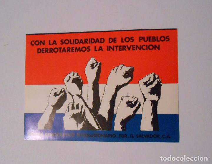 Pegatinas de colecci&oacute;n: PEGATINA FRENTE DEMOCRATICO REVOLUCIONARIO EL SALVADOR. TDKP7