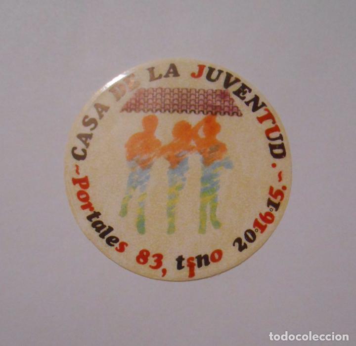 Collection stickers: PEGATINA SIN ADHESIVO. CASA DE LA JUVENTUD DE LOGRO&Ntilde;O. TDKP7