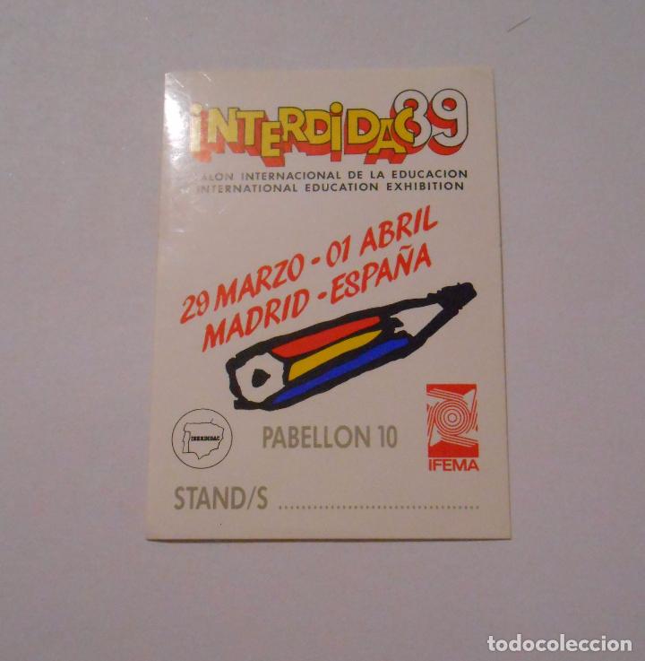Autocolantes de cole&ccedil;&atilde;o: PEGATINA INTERDIDAS 39 SALON INTERNACIONAL DE LA EDUCACION. IFEMA MADRID. TDKP7