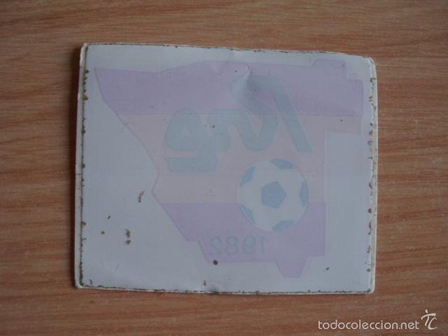 Pegatinas de colecci&oacute;n: Cromo pegatina. F&uacute;tbol Mundial Espa&ntilde;a 82. Radio Nacional de Espa&ntilde;a. RNE. 1982