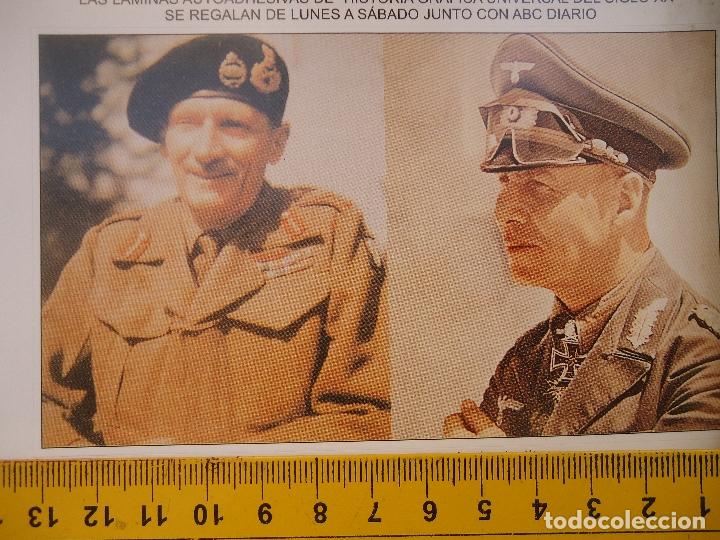 Collection stickers: PEGATINA - II GUERRA MUNDIAL DUELO MONTGOMERY - ROMMET , DUELO DE TITANES
