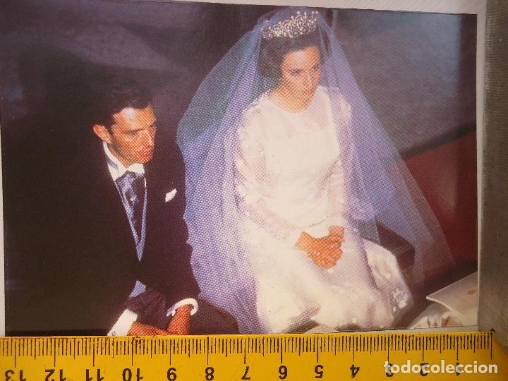 Collection stickers: PEGATINA - BODA REAL , DO&Ntilde;A PILAR DE BORBON Y DON LUS GOMEZ ACEBO