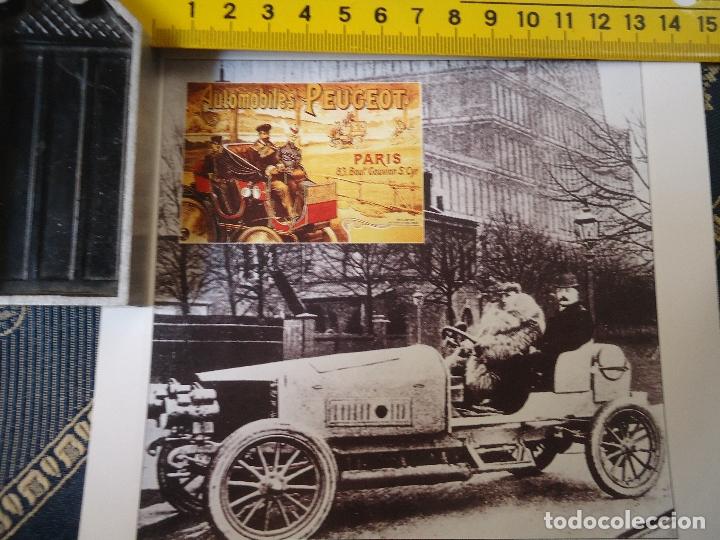 Pegatinas de colecci&oacute;n: PEGATINA ORIGINAL - coches. era del automovil , automobiles peugeot