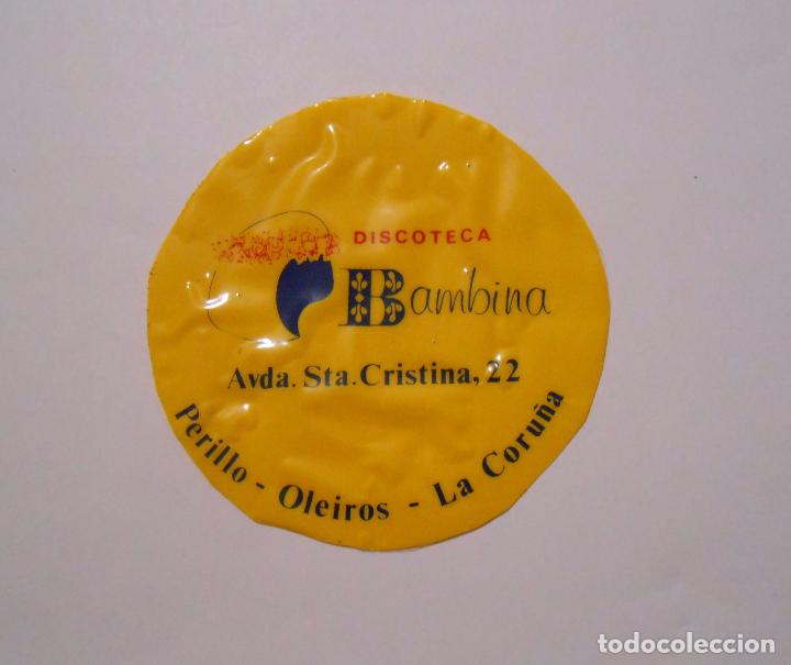 Autocolantes de cole&ccedil;&atilde;o: PEGATINA SIN ADHESIVO DISCOTECA BAMBINA. PERILLO OLEIROS LA CORU&Ntilde;A. TDKP8