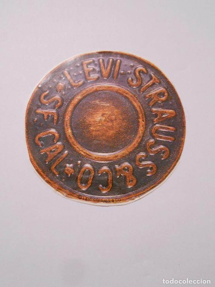 Pegatinas de colecci&oacute;n: PEGATINA ADHESIVO LEVI STRAUSS MARCA DE ROPA. TDKP8