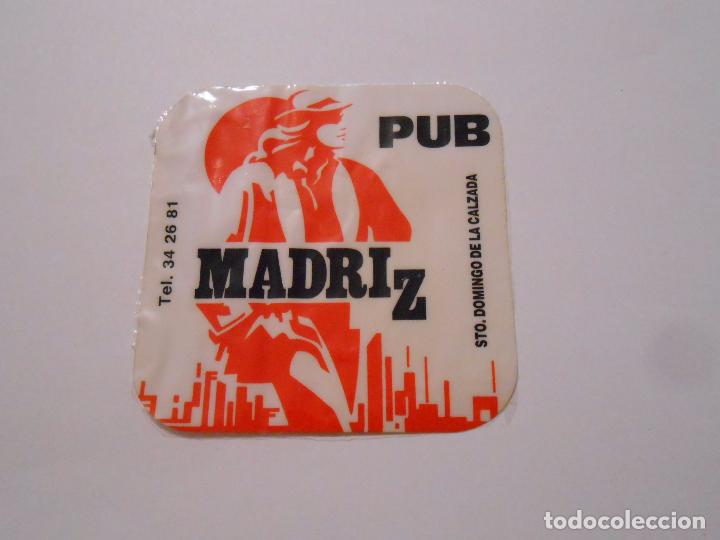 Autocolantes de cole&ccedil;&atilde;o: PEGATINA SIN ADHESIVO PUB MADRIZ SANTO DOMINGO DE LA CALZADA. LA RIOJA. TDKP8