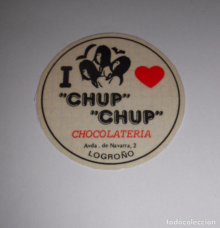 Pegatinas de colecci&oacute;n: PEGATINA SIN ADHESIVO CHOCOLATERIA CHUP CHUP LOGRO&Ntilde;O. TDKP8