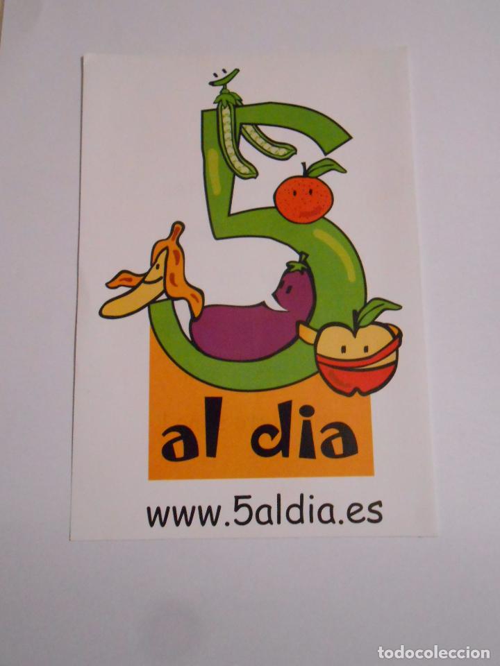 Collection stickers: PEGATINA ADHESIVO 5 PIEZAS RACIONES DE FRUTAS AL DIA. TDKP8