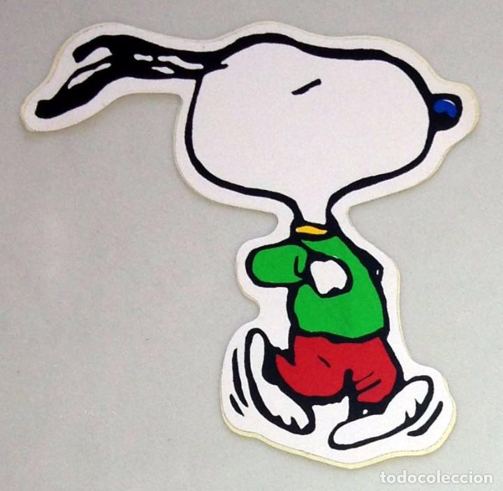 Pegatinas de colecci&oacute;n: Pegatina de Snoopy Peanuts nueva, sin pegar, adhesivo 12 cm, sticker