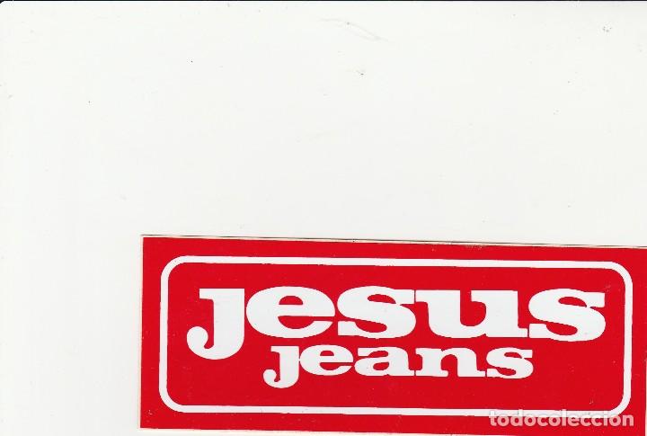 Pegatinas de colecci&oacute;n: PEGATINA JESUS JEANS - Foto 1
