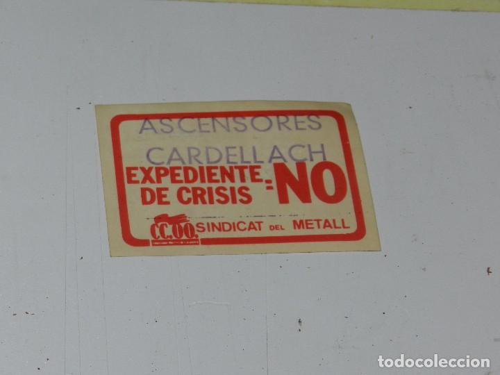 Pegatinas de colecci&oacute;n: (A1545 ) - PEGATINA POLITICA - CCOO SINDICAT DEL METALL