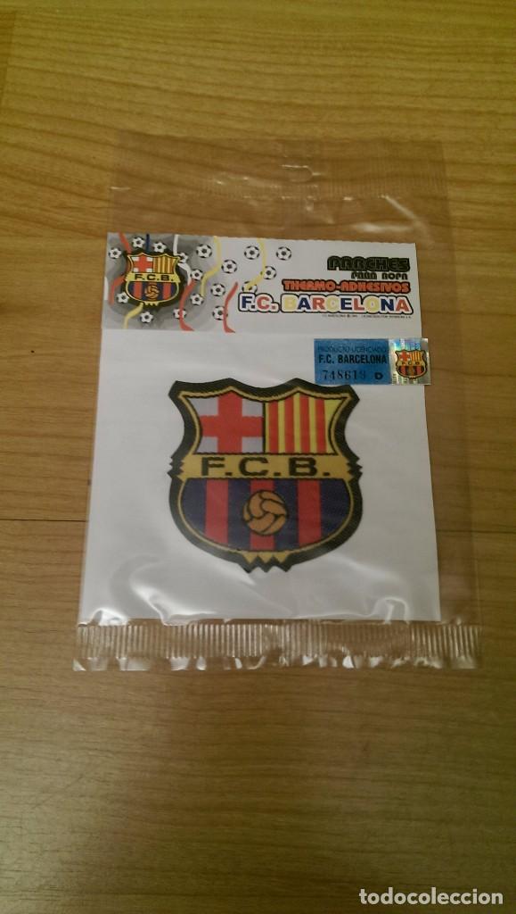 Pegatinas de colecci&oacute;n: APLICACI&Oacute;N DE TELA TERMOADHESIVA &laquo;ESCUDO BAR&Ccedil;A&raquo;
