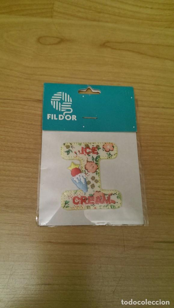 Pegatinas de colecci&oacute;n: PEGATINA DE TELA &laquo;LETRA &laquo;I&raquo;
