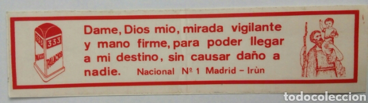 Collection stickers: PEGATINA RESTAURANTE PALACIOS EN LA N1