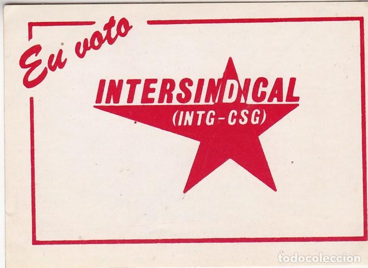 Autocolantes de cole&ccedil;&atilde;o: Pegatina, pegatinas, adhesivo, adhesivos. Intersindical nacional de traballadores galegos a&ntilde;os 80