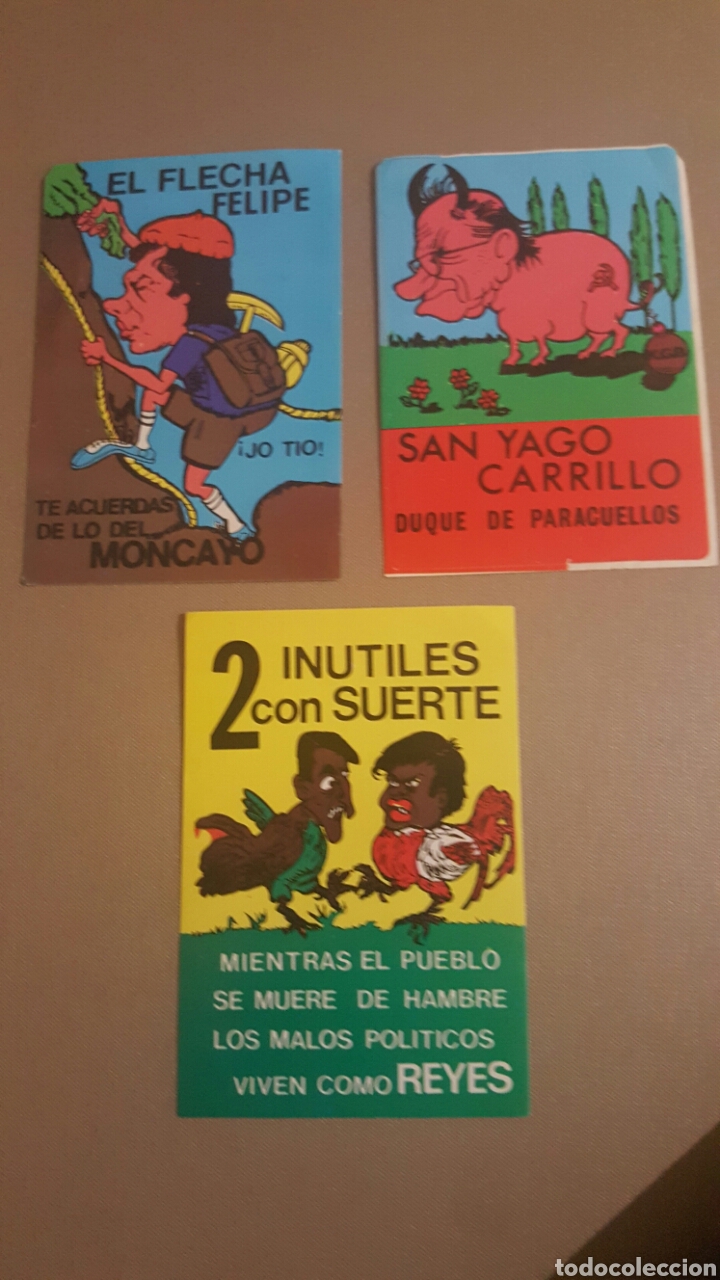 Collection stickers: Lote pegatinas epoca de la transici&oacute;n