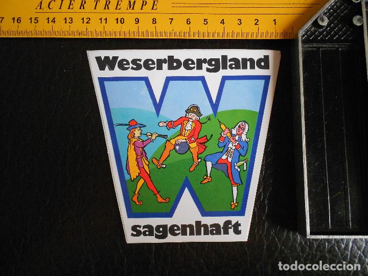 Sammlung von Aufklebern: hln-antigua pegatina weserbergland, alemania
