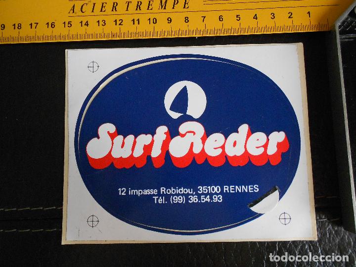 Sammlung von Aufklebern: hln-antigua pegatina surfreder, rennes, francia