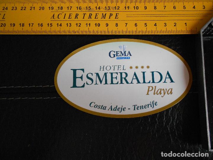 Sammlung von Aufklebern: hln-antigua pegatina hotel esmeralda, costa adeje, tenerife