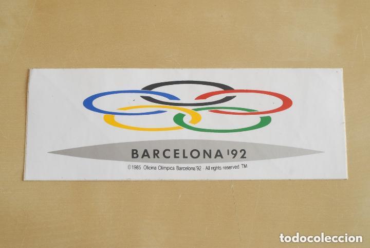 Pegatinas de colecci&oacute;n: Pegatina de Barcelona '92. 1985.