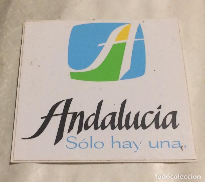 Pegatinas de colecci&oacute;n: Pegatina promocional de turismo. Andaluc&iacute;a - S&oacute;lo hay una. Nueva.