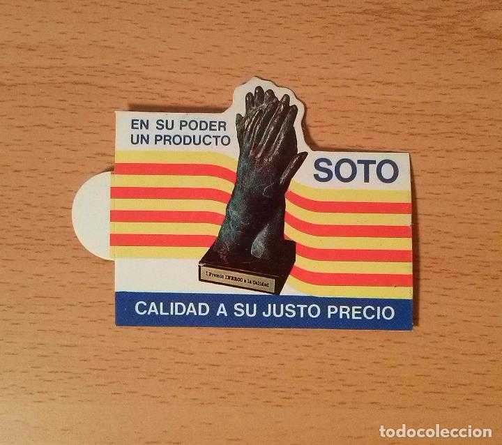 Autocolantes de cole&ccedil;&atilde;o: Pegatina adhesivo industrias gr&aacute;ficas SOTO. I premio INERCO a la calidad.
