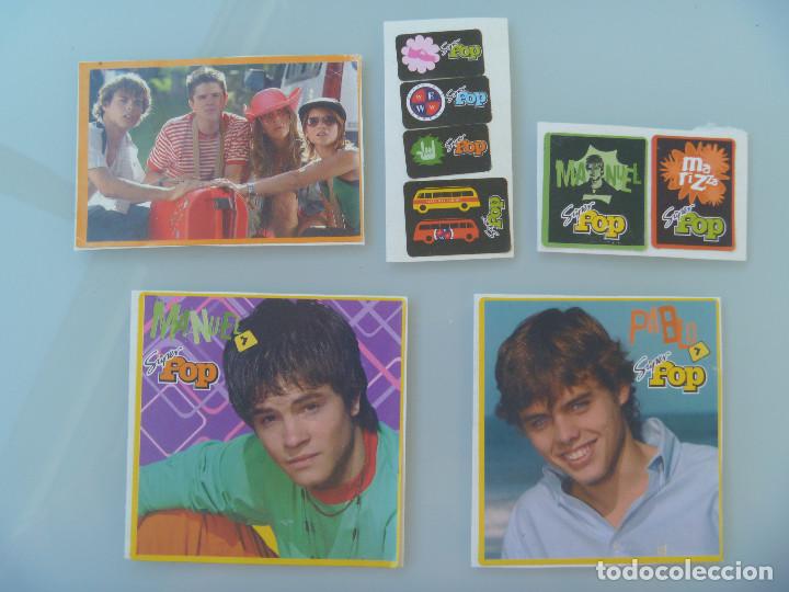 Pegatinas de colecci&oacute;n: LOTE DE 9 PEGATINAS DE  SUPER POP