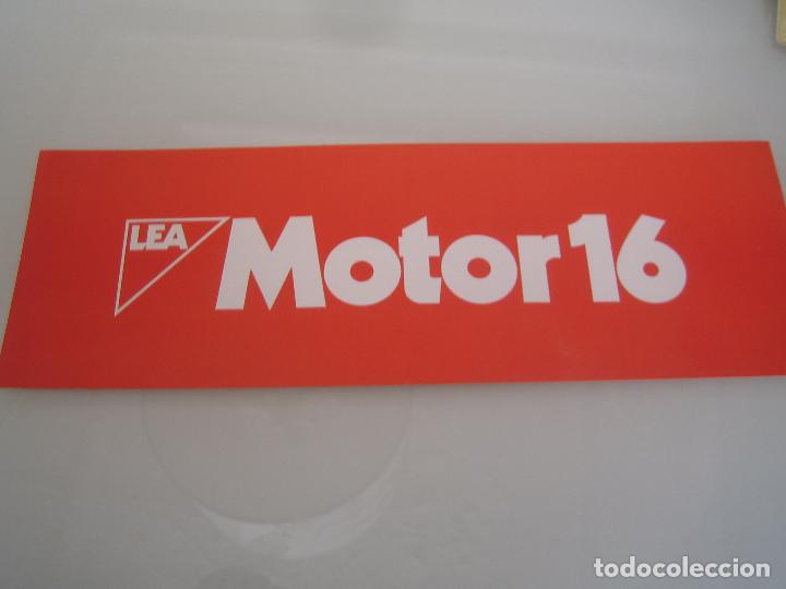 Pegatinas de colecci&oacute;n: interesante pegatina adhesivo antigua tema motor nunca pegado lea motor 16