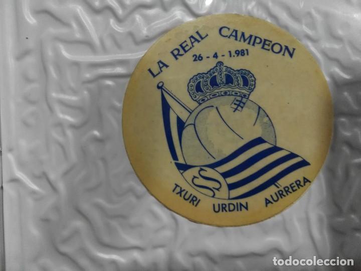 Pegatinas de colecci&oacute;n: Pegatina real sociedad campeona liga