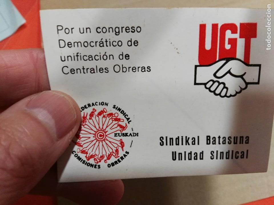 Pegatinas de colecci&oacute;n: Pegatina u.g.t.