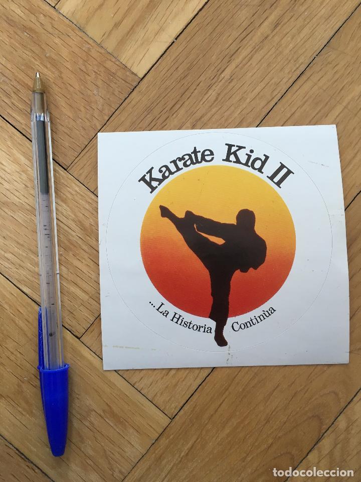 Pegatinas de colecci&oacute;n: P227 ANTIGUA PEGATINA ADHESIVO CINE PELICULA KARATE KID II LA HISTORIA CONTINUA