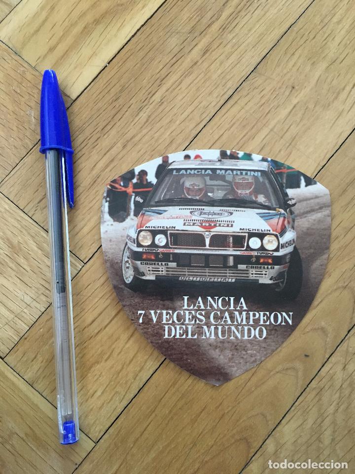 Pegatinas de colecci&oacute;n: P431 ANTIGUA PEGATINA ADHESIVO LANCIA MARTINI 7 VECES CAMPEON DEL MUNDO RALLYES