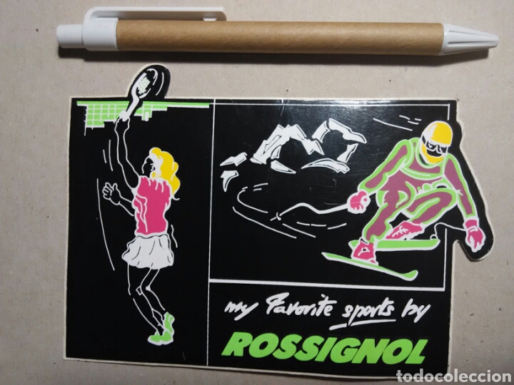 Pegatinas de colecci&oacute;n: PEGATINA DEPORTES ROSSIGNOL SKI TENIS