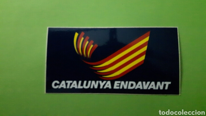 Pegatinas de colecci&oacute;n: Pegatina adhesivo catalunya endavant