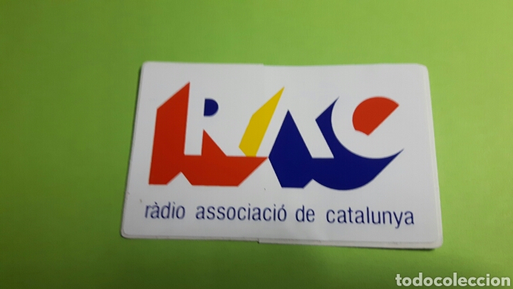 Pegatinas de colecci&oacute;n: PEGATINA ADHESIVO EMISORA DE RADIO RAC R&Agrave;DIO ASSOCIACI&Oacute; DE CATALUNYA - CM Coleccionismo - Otros