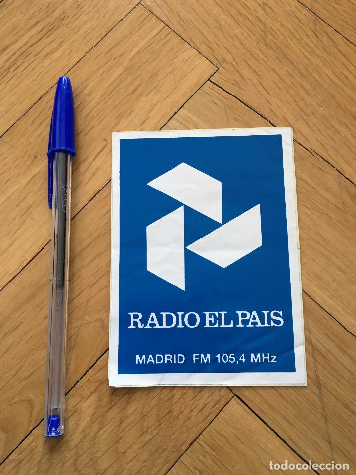 Pegatinas de colecci&oacute;n: P662 ANTIGUA PEGATINA ADHESIVO RADIO EL PAIS MADRID FM