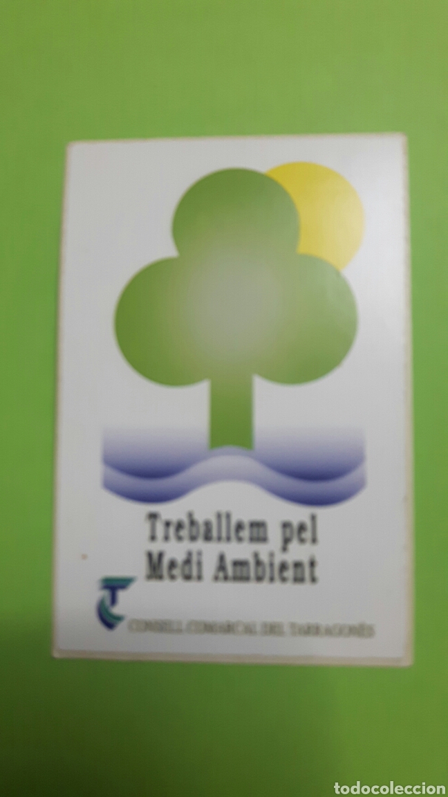 Pegatinas de colecci&oacute;n: pegatina treballem pel medi ambient