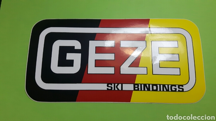 Pegatinas de colecci&oacute;n: pegatina adhesivo GEZE ski bindings