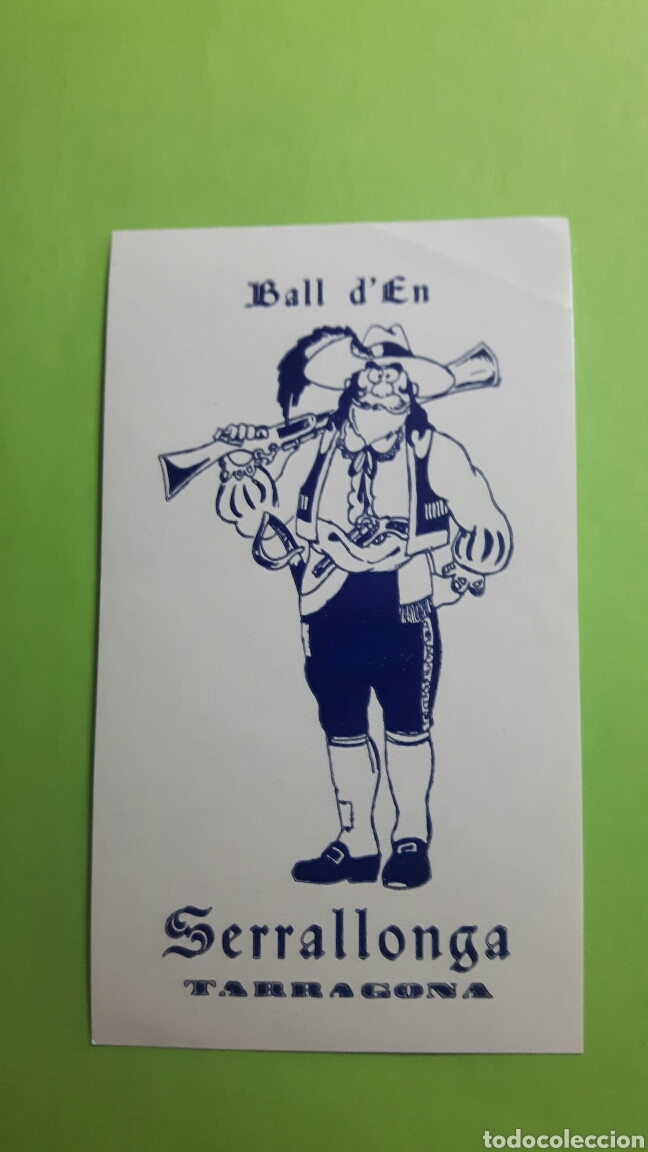 Pegatinas de colecci&oacute;n: ADHESIVO / PEGATINA - B'ALL D'EN SERRALLONGA - TARRAGONA - SANTA TECLA - SIN ESTRENAR - A&Ntilde;OS 80