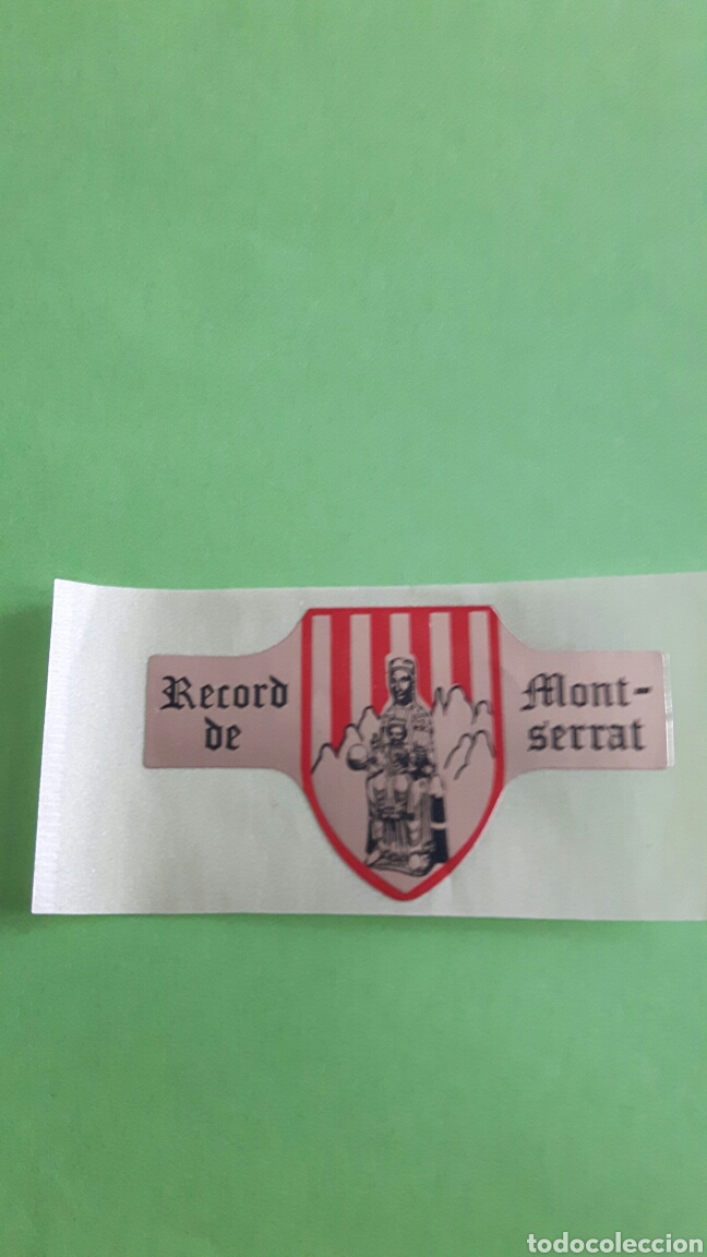 Pegatinas de colecci&oacute;n: PEGATINA ADHESIVO RECORD DE MONSERRAT