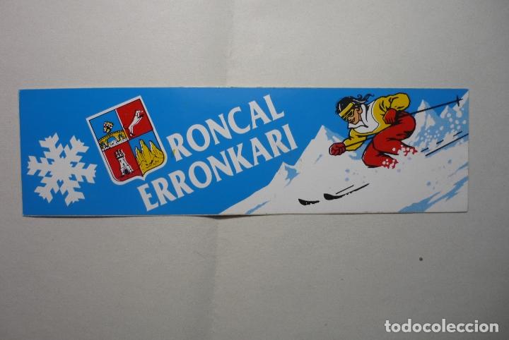 Pegatinas de colecci&oacute;n: pegatina ski roncal erronkari