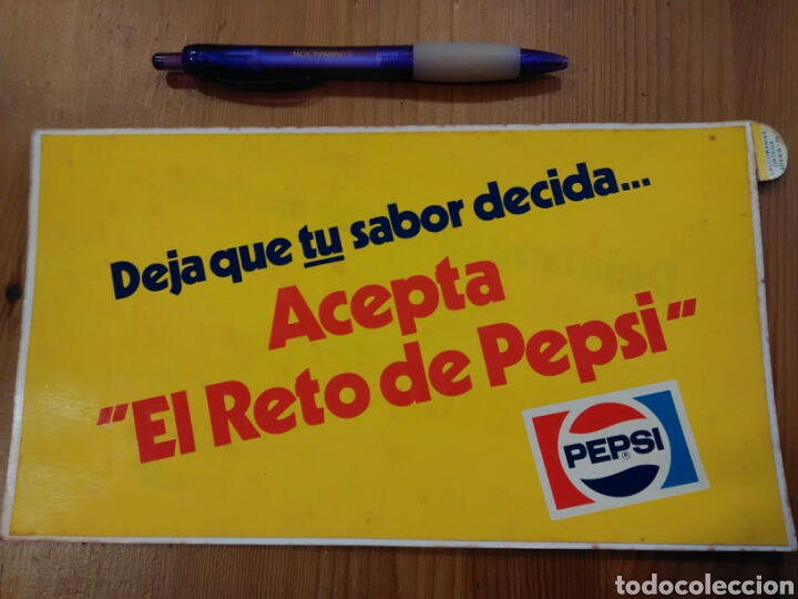 Pegatinas de colecci&oacute;n: PEGATINA PEPSI ACEPTA EL RETO DE PEPSI