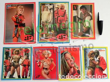 Autocollants de collection: LOTE PEGATINAS DE V TELE INDISCRETA SERIE TELEVISI&Oacute;N A&Ntilde; 80 EXTRATERRRESTRES LAGARTO CIENCIA FICCI&Oacute;N