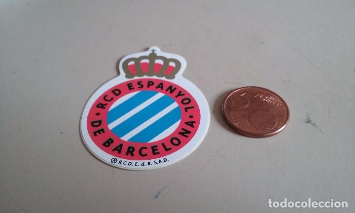 Collection stickers: adhesivo pegatina a&ntilde;os 90 escudo RCD Espanyol R.C.D Espa&ntilde;ol f&uacute;tbol liga espa&ntilde;ola primera divisi&oacute;n