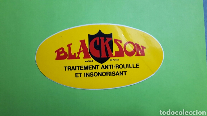 Pegatinas de colecci&oacute;n: pegatina adhesivo blackson traitement anti-rouille et insonorisant