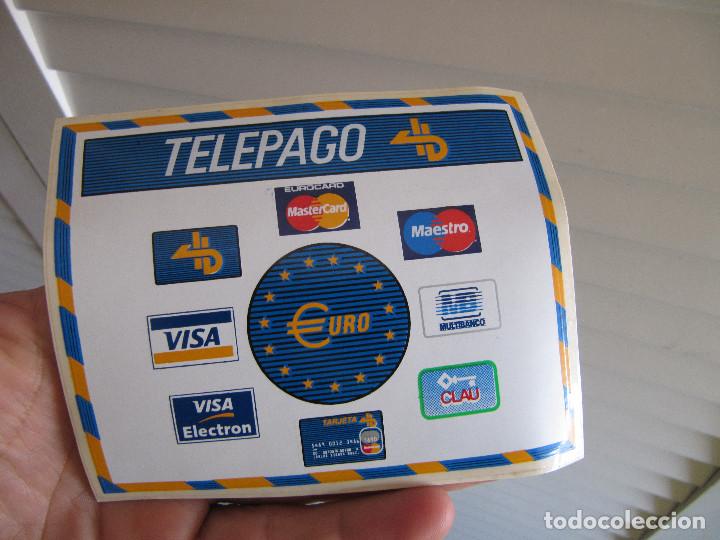 pegatina - tarjeta credito telepago - Compra venta en todocoleccion