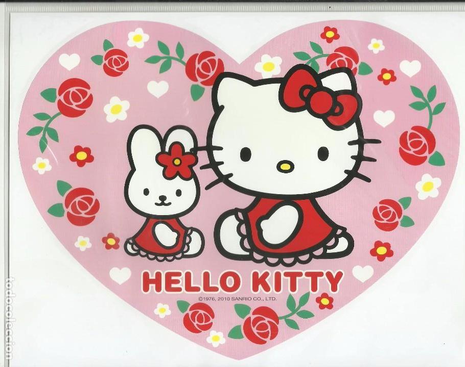 Pegatinas de colecci&oacute;n: PEGATINA DE LA HELLO KITTY GRANDE 25 X 20 CTROS.