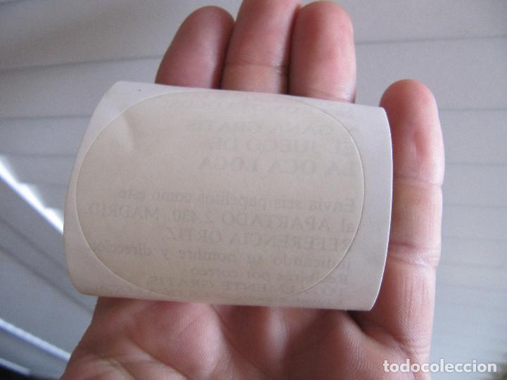 Pegatinas de colecci&oacute;n: VOY DE PASO-LA OCA OLA - Foto 3